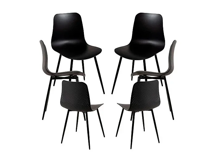 Packs Sillas Comedor – Pack 6 Sillas Bimi – Negro