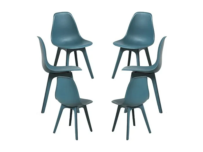 Packs Sillas Comedor – Pack 6 Sillas Kelen Suprym – Azul Petróleo