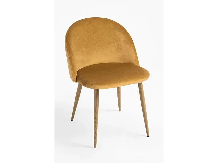 Packs Sillas Comedor – Pack 6 Sillas Vint Terciopelo – Mostaza
