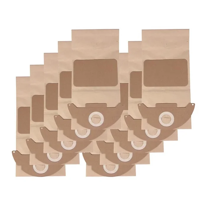 PATONA – Bolsas para aspiradora KÄRCHER K2501/K2601/K3001/K2101/K2301 papel – 10 piezas