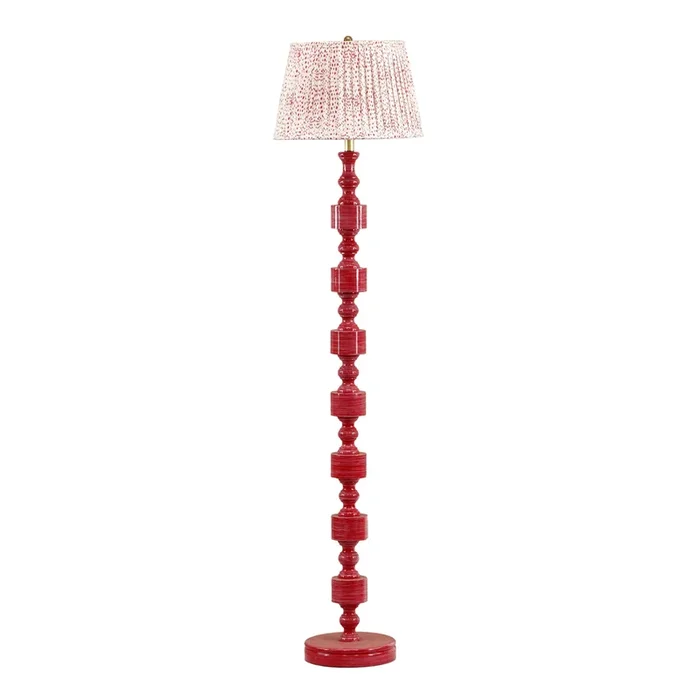 Peggy Pink Spotted Floor Lamp