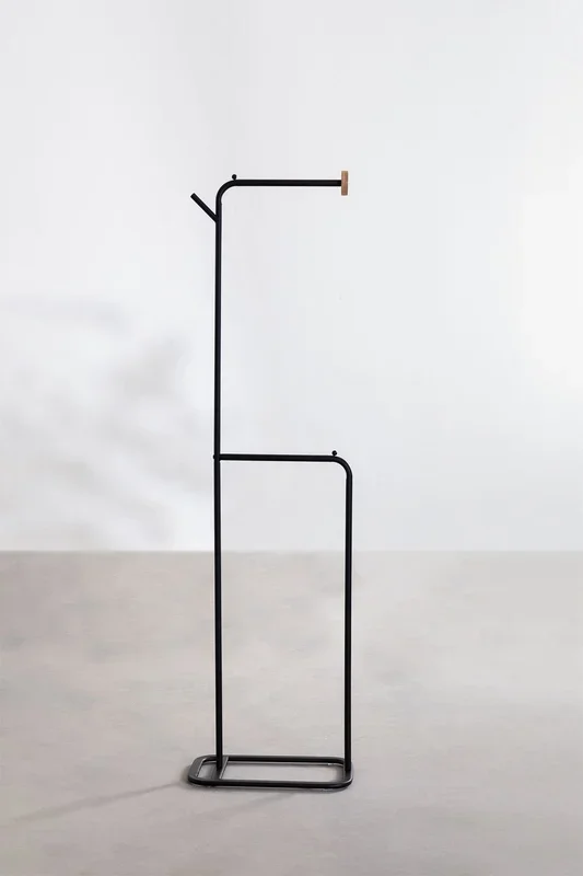 Perchero de pie Einar Negro – SKLUM