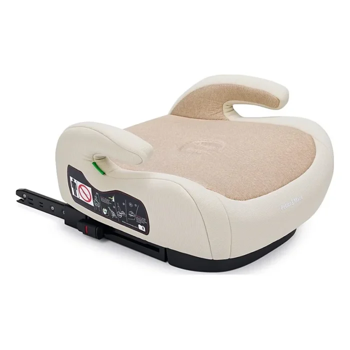 PETITE&MARS – Asiento elevador para coche OPTIMUS PRO i-Tamaño 125-150 cm (22-36 kg) beige