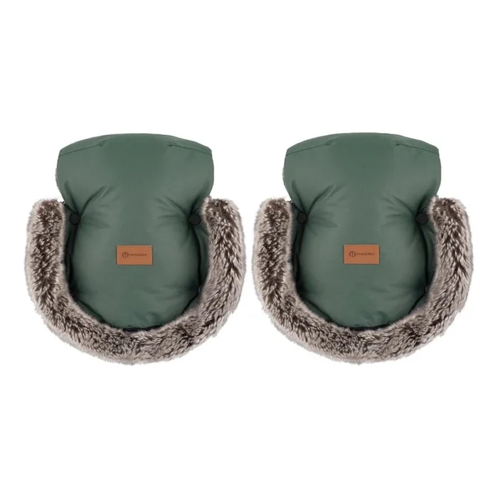 PETITE&MARS – Fundas para cochecito FURRY Veritable Khaki