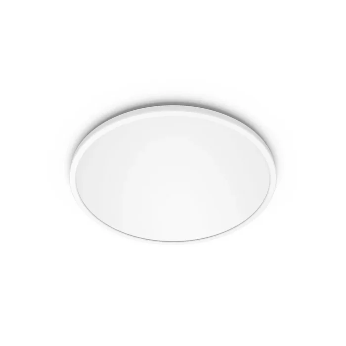Philips SuperSlim LED IP44 2700 K Ø 29,5 cm blanco