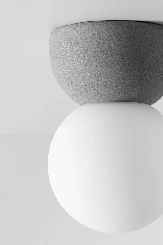 Plafón de Techo en Cemento Bublik Gris Antracita – SKLUM