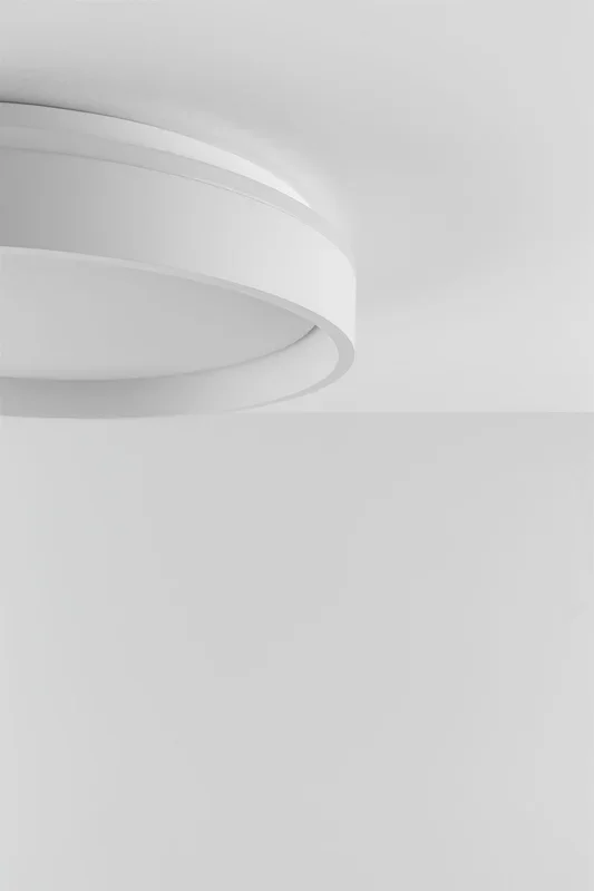 Plafón de Techo LED en Metacrilato y Metal Toulson Blanco – SKLUM