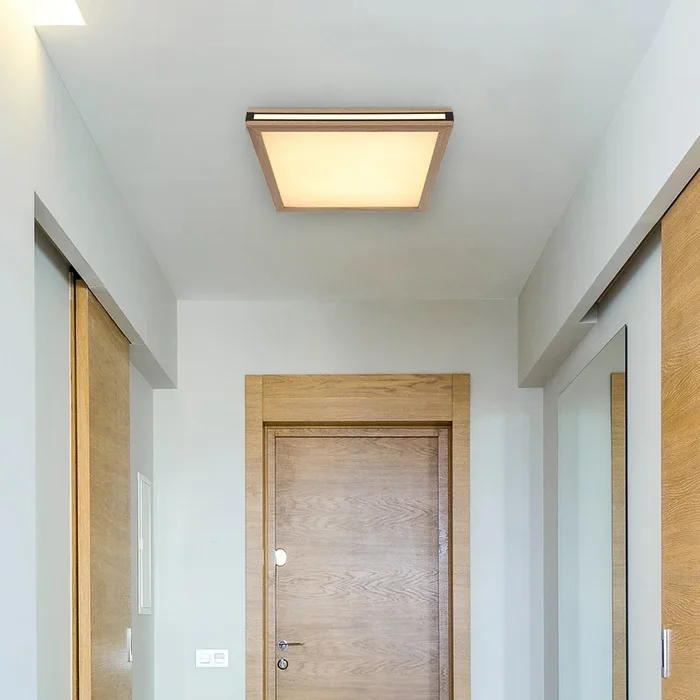 Plafón LED cuadrado Karla 45×45 cm
