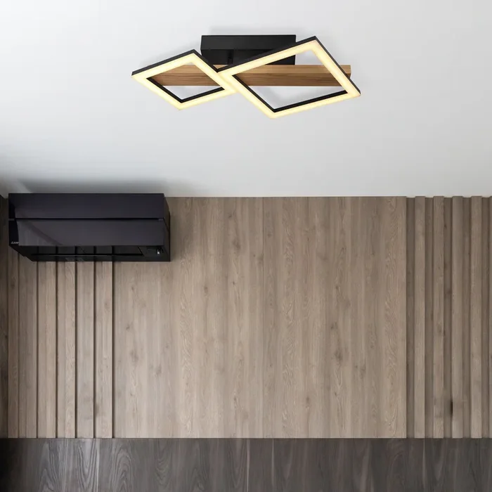 Plafón LED Dustin, 2 luces