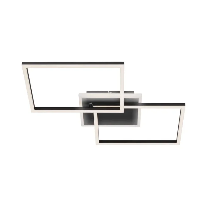Plafón LED Frame 2 luces, CCT, negro