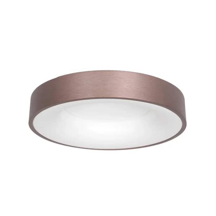 Plafón LED Ringlede, 2.700 K Ø 38 cm Bronz