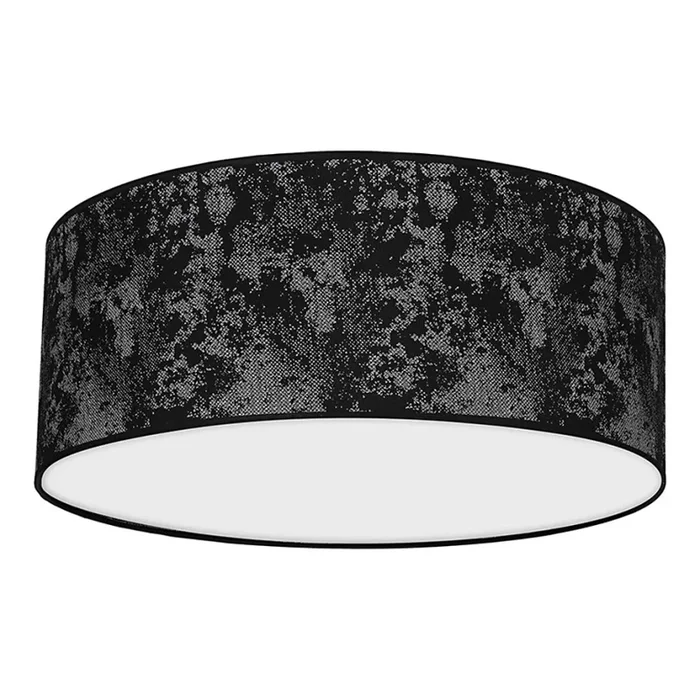 Plafón SATINO 2xE27/60W/230V negro/gris