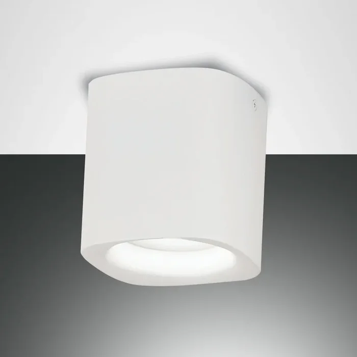 Plafón Smooth, 1 luz, blanco, IP44