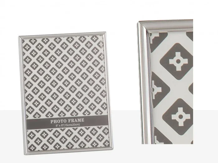 Portafoto Metal Plateado