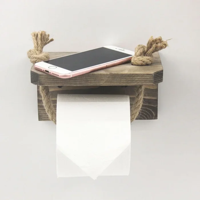 Portarrollos para papel higiénico 10×17 cm abeto