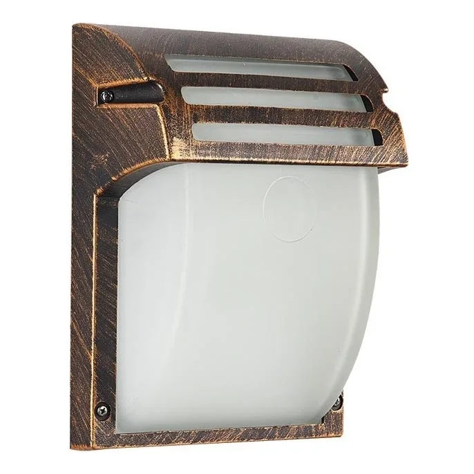 Prezent 39039 – Aplique de exterior AMALFI MINI 1xE27/60W/230V IP44 pátina