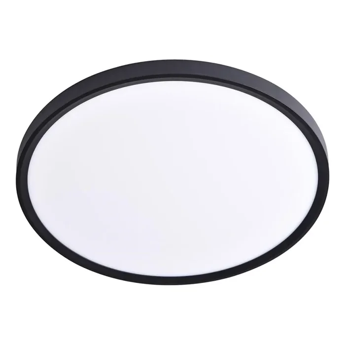 Prezent 70326 – Plafón LED regulable TRIMO LED/24W/230V 3000-6000K diá. 30 cm negro