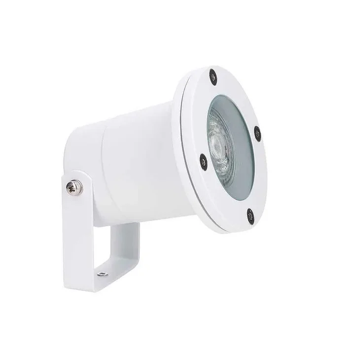 proyector aluminio color blanco serie post 9.8cm
