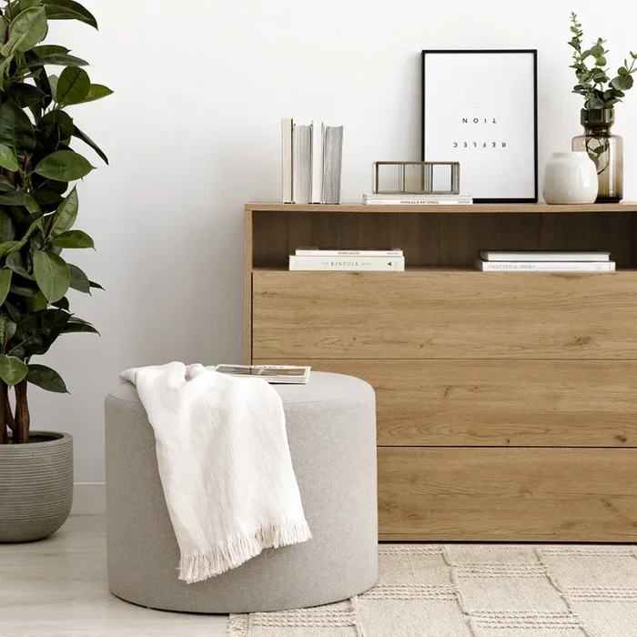 Puf Ornel Gris – Kenay Home