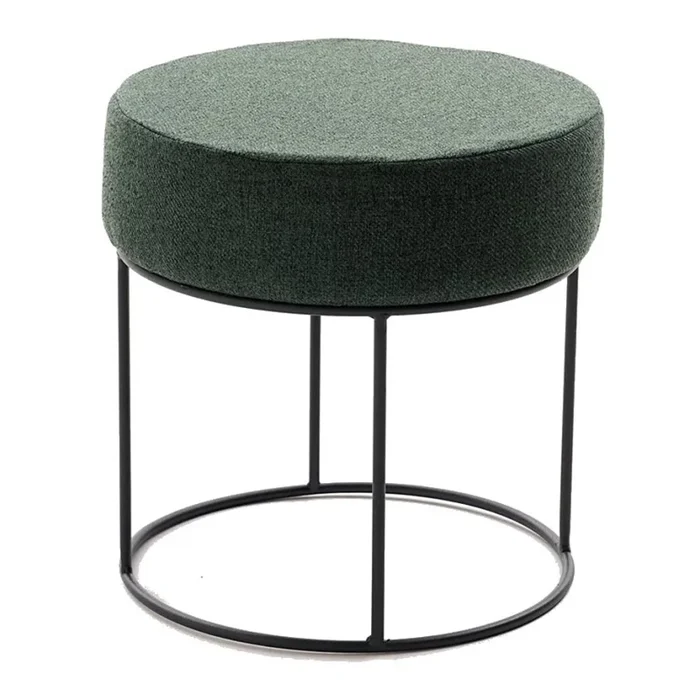 Puf RELO, diámetro 40 cm, verde