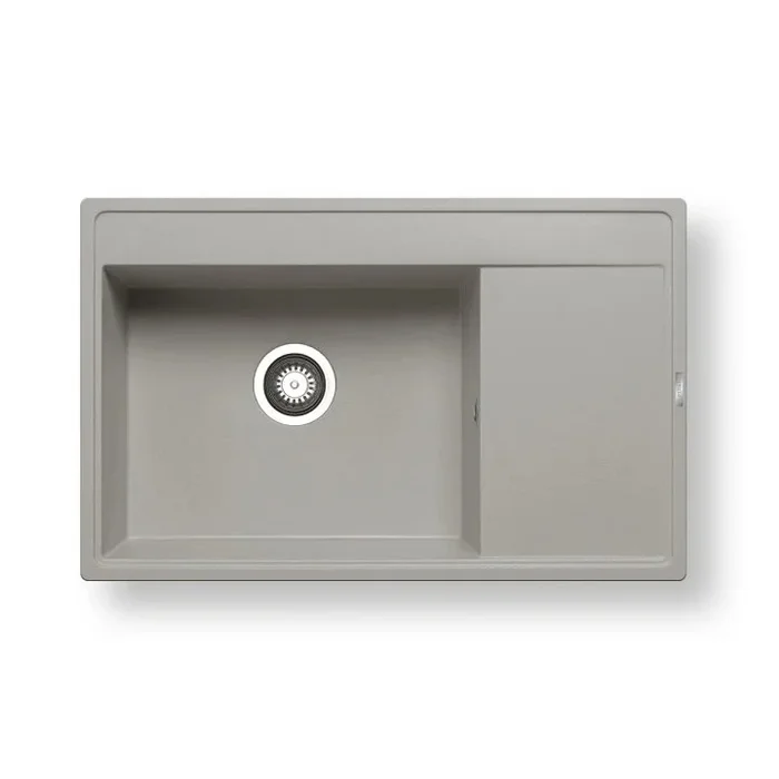 Pyramis 70058701 – Fregadero de cocina CAMEA 79×50 cm granito/gris