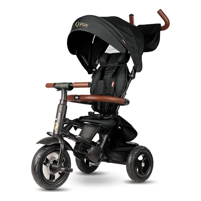QPlay – Triciclo infantil RITO DELUXE (Limited special edition) negro