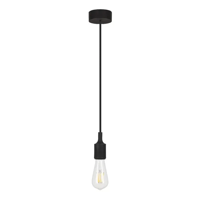 Rabalux 1412 – Lámpara colgante ROXY 1xE27/40W negra