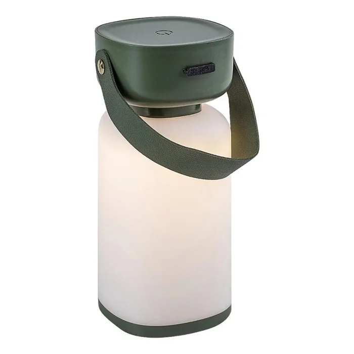 Rabalux 77144 – Lámpara de mesa LED táctil recargable y regulable para exteriores FUNES LED/3W/5V IP44 verde