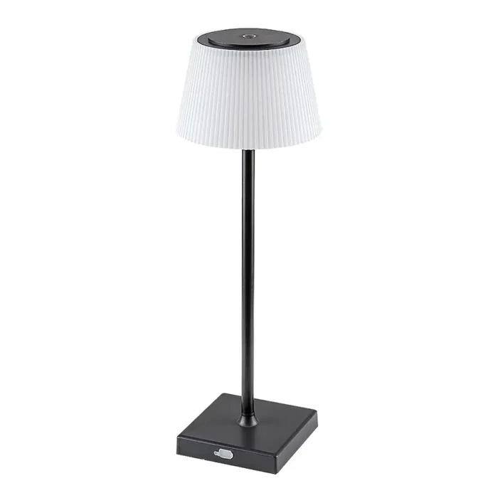 Rabalux – Lámpara LED de mesa recargable y regulable LED/4W/3,7V 1800 mAh 3000-5000K IP44 negro