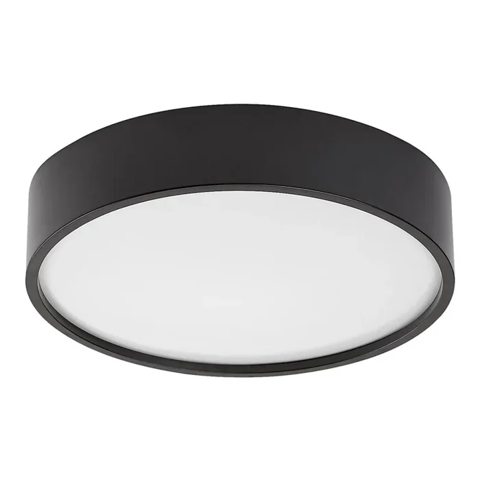 Rabalux – Plafón LED con sensor LED/19W/230V IP44 4000K diá. 28,5 cm negro