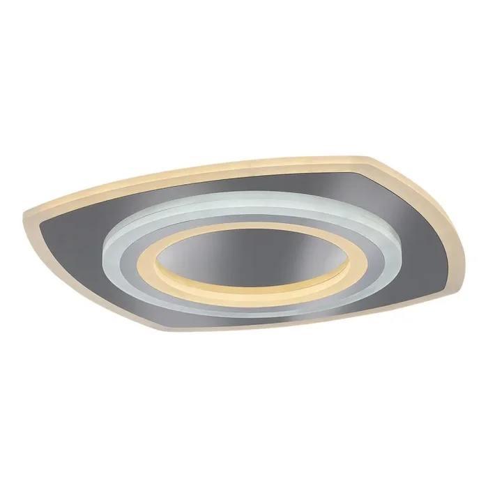 Rabalux – Plafón LED regulable LED/60W/230V 3000/4000/6000K cromo mate + control remoto