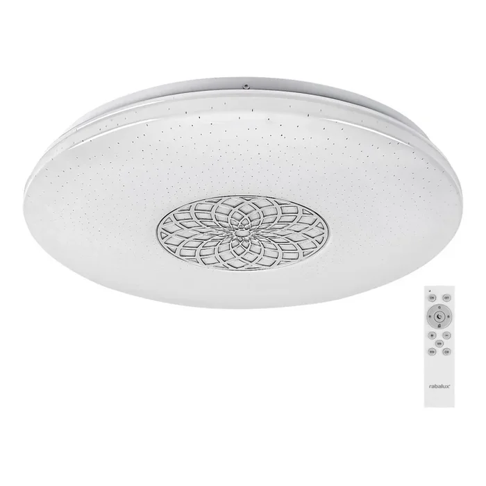 Rabalux – Plafón LED RGB regulable LED/24W/230V 3000-6500K Wi-Fi Tuya diá. 39,5 cm + control remoto