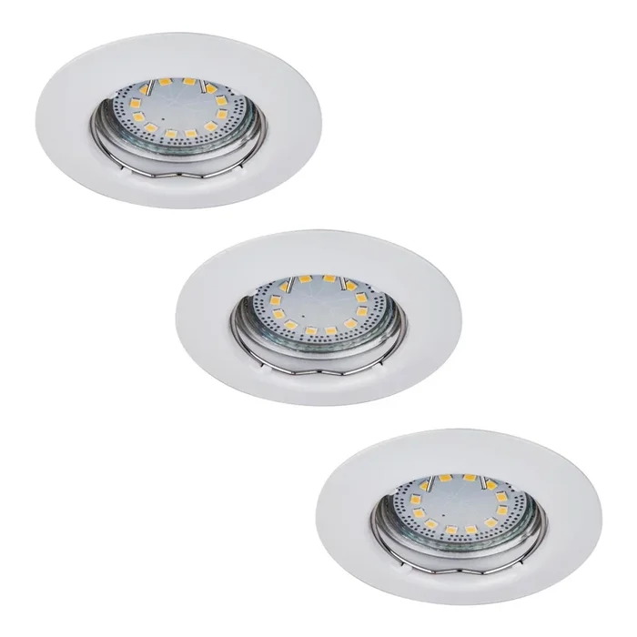 Rabalux – SET 3xLED Lámpara empotrada 3xGU10/3W/230V IP40