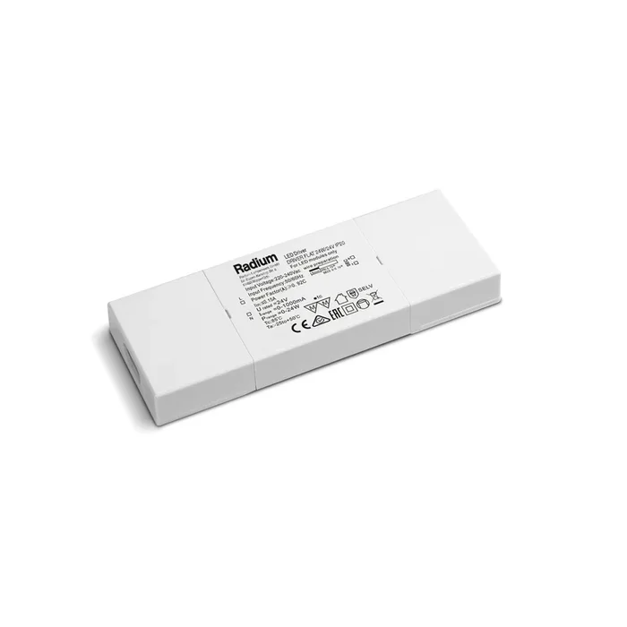 Radium Transformador LED plano para tiras 24W/24V