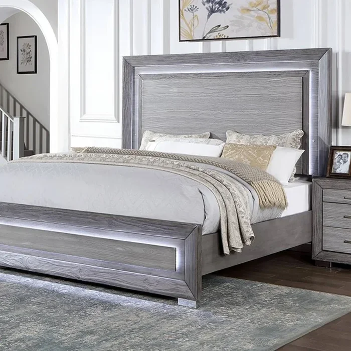 Raiden Gray Queen Bed