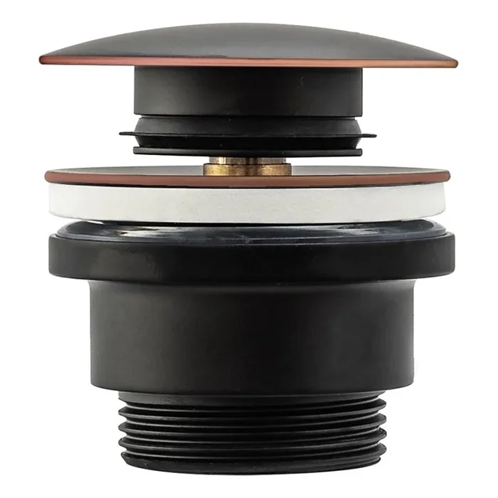 REA-A5218 – Válvula de desagüe CLICK-CLACK para lavabo Ø 6,4 cm, negro