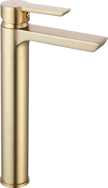 REA-B6412 – Grifo de lavabo ARGUS 28,5 cm, acabado oro cepillado