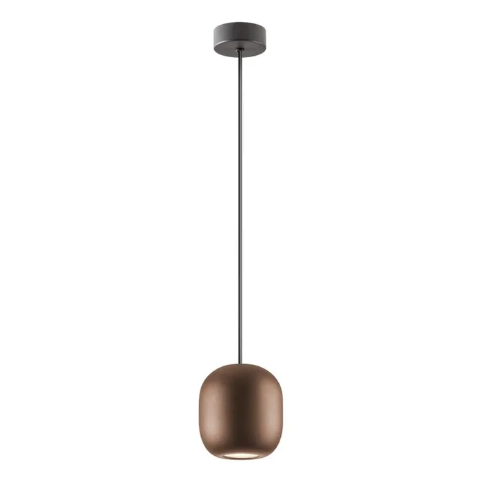 Redo 01-3479 – Lámpara colgante BOOM 1xGU10/10W/230V diá. 12 cm marrón