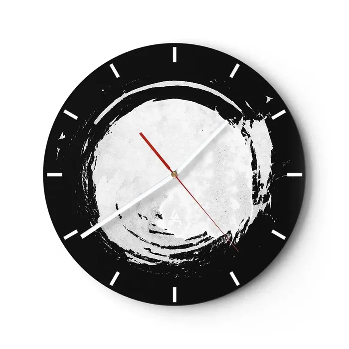 Reloj de pared – Reloj de vidrio – La buena salida – 40×40 cm