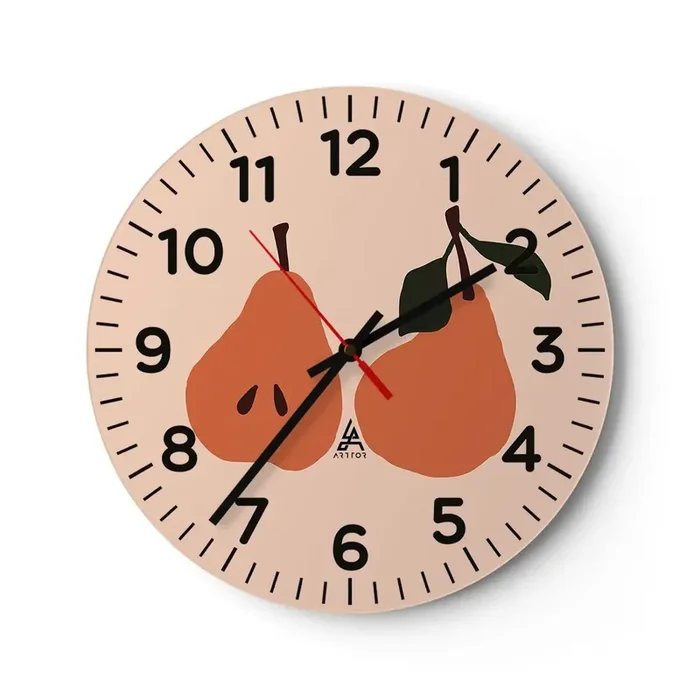 Reloj de pared – Reloj de vidrio – La dulzura misma – 40×40 cm