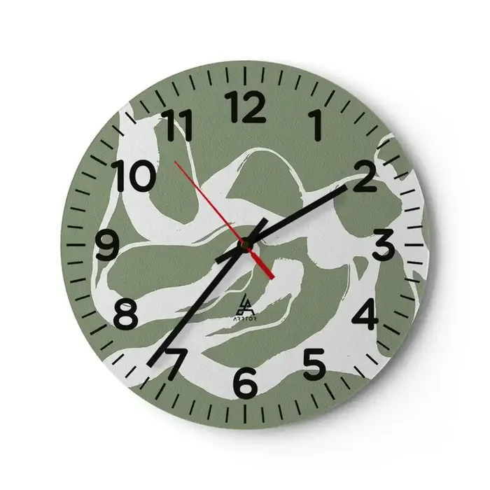 Reloj de pared – Reloj de vidrio – La llamada del espacio – 30×30 cm