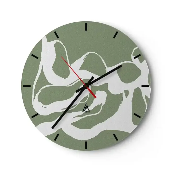 Reloj de pared – Reloj de vidrio – La llamada del espacio – 40×40 cm