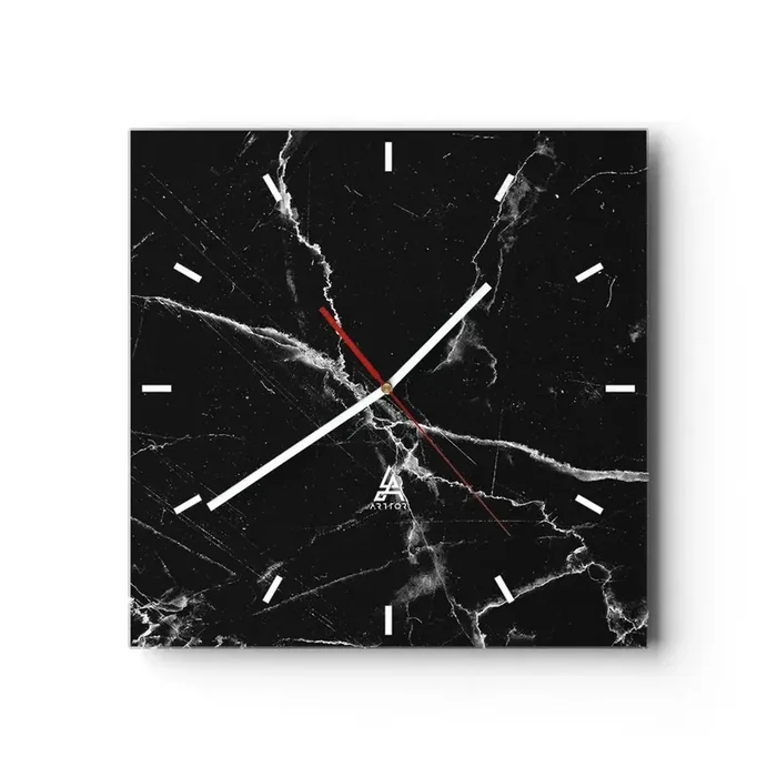 Reloj de pared – Reloj de vidrio – La vida secreta de la piedra – 40×40 cm