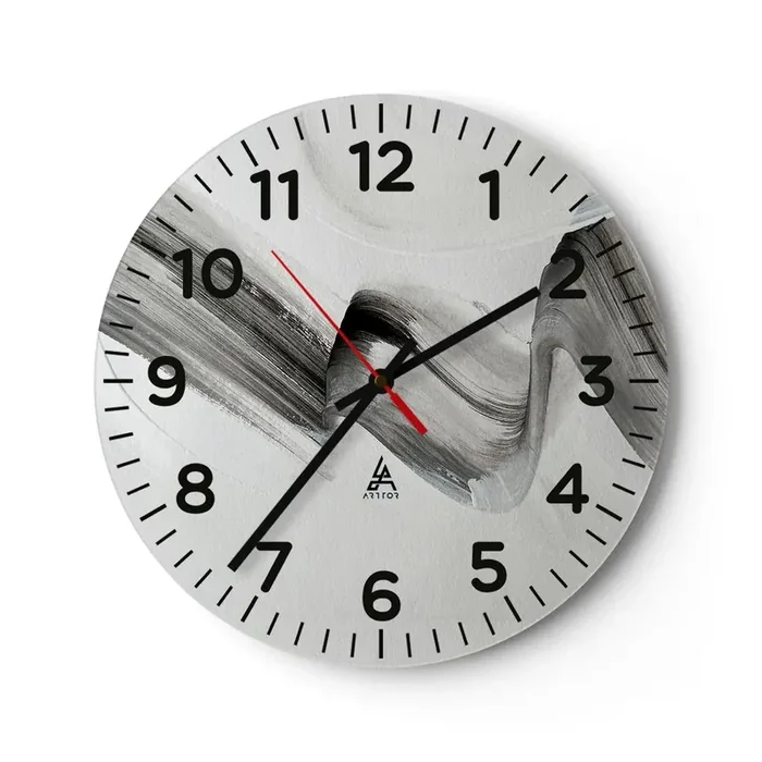 Reloj de pared – Reloj de vidrio – Solo por diversión – 40×40 cm