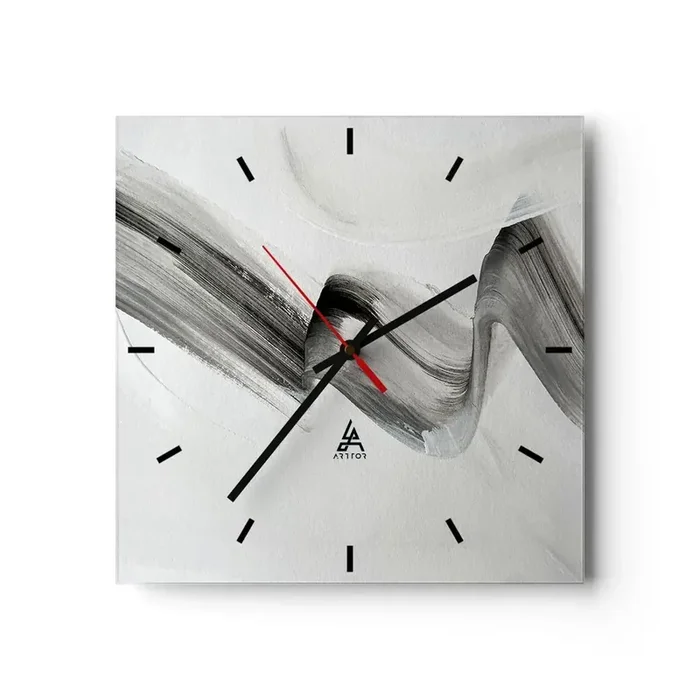 Reloj de pared – Reloj de vidrio – Solo por diversión – 40×40 cm