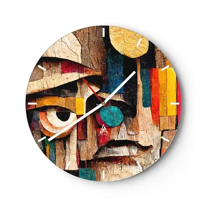 Reloj de pared – Reloj de vidrio – Te veo… – 40×40 cm