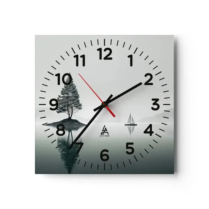 Reloj de pared – Reloj de vidrio – Un sueño hecho realidad – 30×30 cm