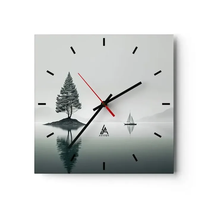 Reloj de pared – Reloj de vidrio – Un sueño hecho realidad – 40×40 cm