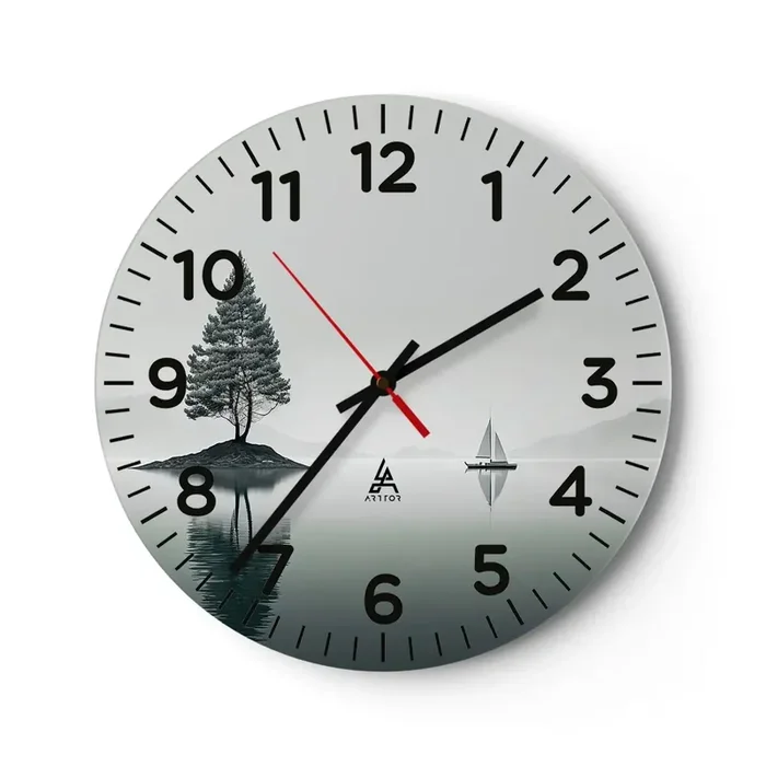Reloj de pared – Reloj de vidrio – Un sueño hecho realidad – 40×40 cm