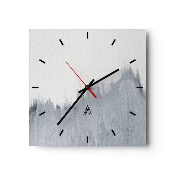 Reloj de pared – Reloj de vidrio – Una señal misteriosa – 40×40 cm
